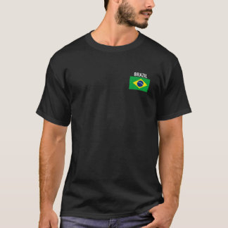 Brasil-Flagge Tasche Brasilianische Familienwurzel T-Shirt