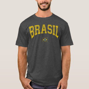 Brasil Frauen Männer Brasil Brasilianische Flagge T-Shirt