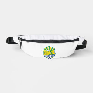 Brasil Fußball 2026 Fußball Fett Land Typografie  Bauchtasche