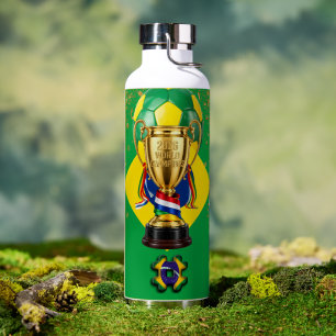 Brasil Fußball: 2026 Global Games Teamgeist Trinkflasche