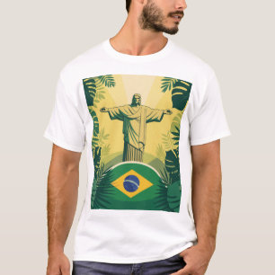 Brasil Fußball Fan T-Shirt Fußball Stolz Welt