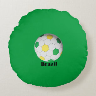 Brasil Fußball Rundes Kissen