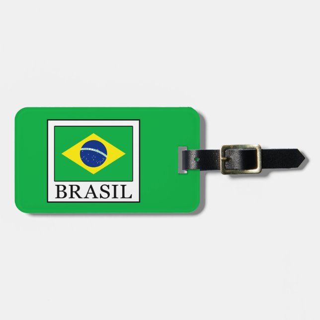 Brasil Gepäckanhänger (Vorderseite horizontal)