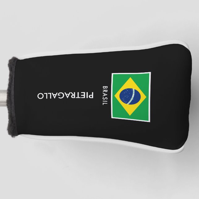Brasil Golf Putter Abdeckung Golf Headcover (Vorderseite)