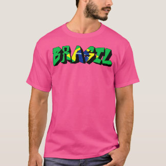Brasil Graffiti Hip Hop Brasilien T-Shirt