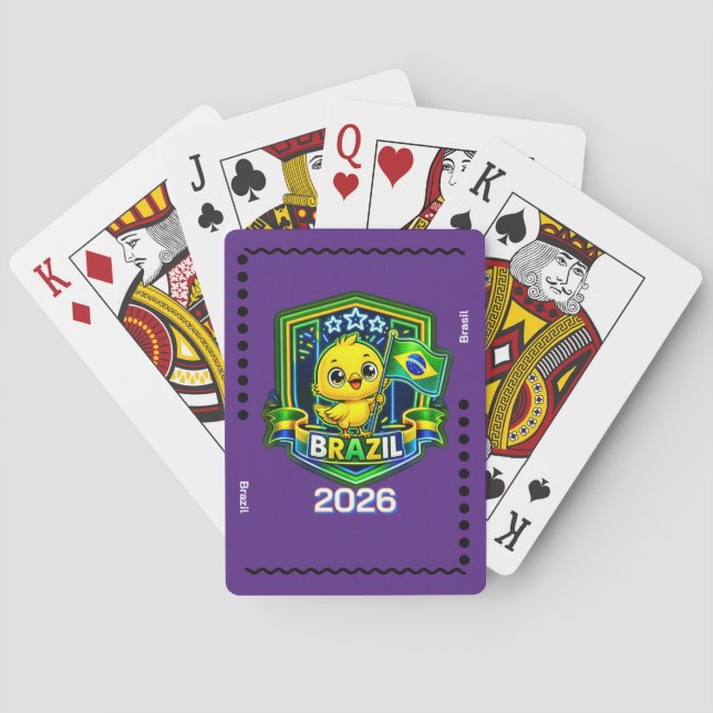 Brasil Kids Spielkarten (Rückseite)