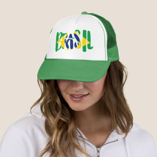 Brasil Logo – Schaumstoff-Trucker-Mütze – WM 2026  Truckerkappe