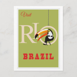 Brasil Reiseplakat  Postkarte