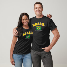 Brasil Rio de Janeiro Fünf-Sterne-Flagge T-Shirt