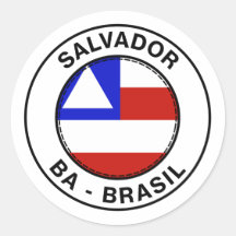Brasil Salvador Bahia BA Bandeira Stamp