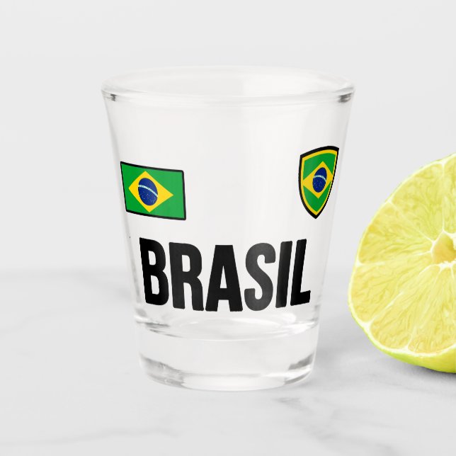 Brasil Schnapsglas (Vorderseite)