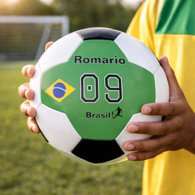 Brasil Seleção Player Custom Name Jersey Number Fußball (Von Creator hochgeladen)