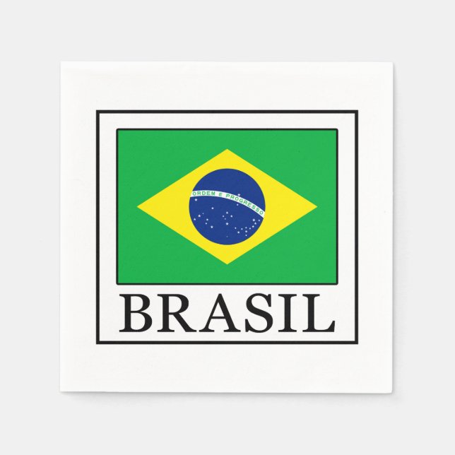 Brasil Serviette (Vorderseite)