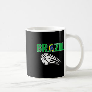 Brasil Sketll Fans Trikot - Brasilianische Flagge Kaffeetasse