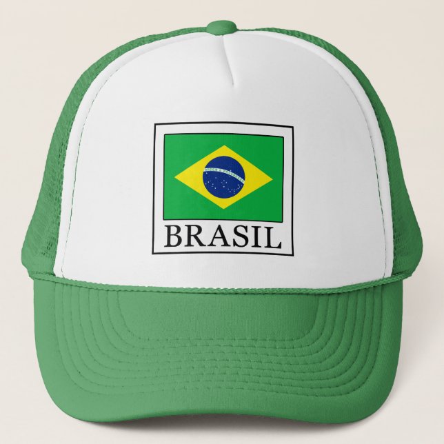 Brasil Truckerkappe (Vorderseite)
