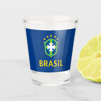 Brasil Yellow Schnapsglas
