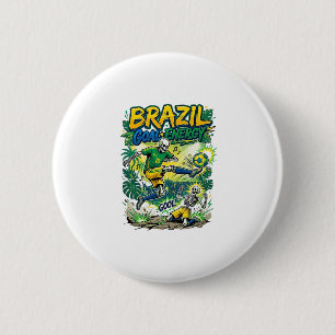 Brasil Ziel Energie Skelett Stürmer Nationen Creat Button