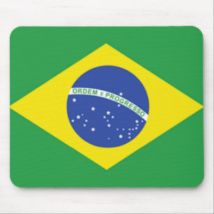 Brasilflagge Mousepad