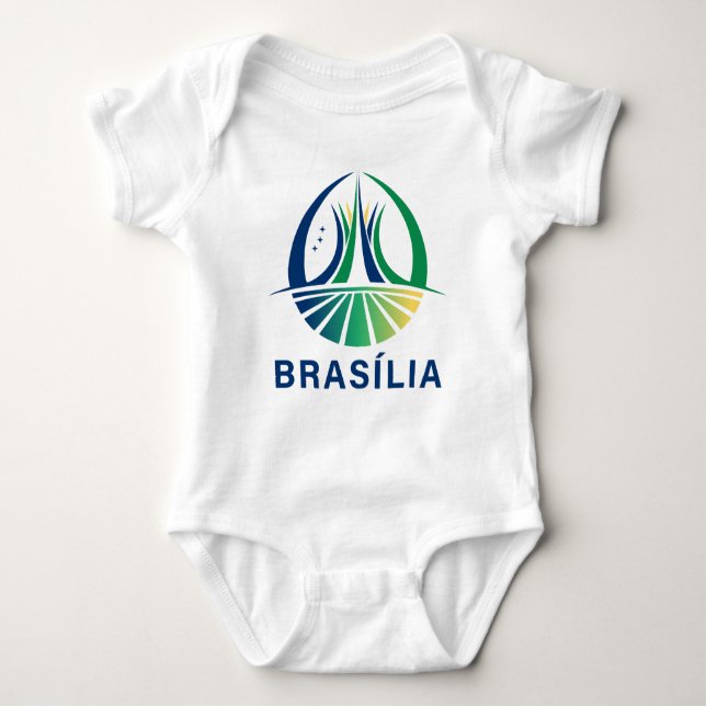Brasilia Brazil Capital Baby Strampler (Vorderseite)