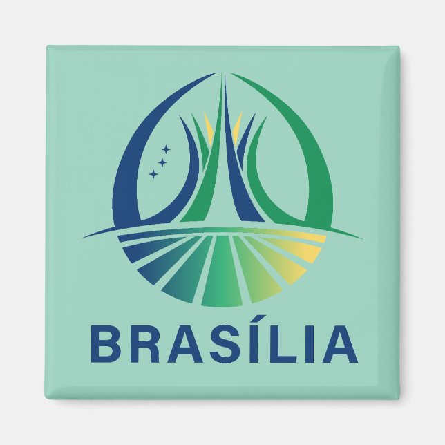 Brasilia Brazil Capital Magnet (Vorne)