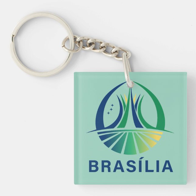 Brasilia Brazil Capital Schlüsselanhänger (Vorderseite)