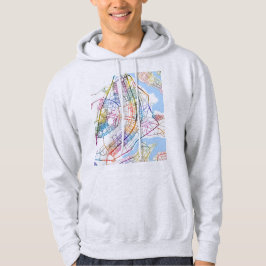 Brasília Brazil City Map Hoodie