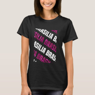 Brasilia Camouflage Muster Pink Camouflage T-Shirt