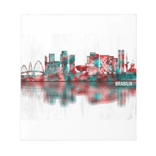 Brasilia Skyline Notizblock