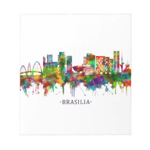 Brasilia Skyline Notizblock
