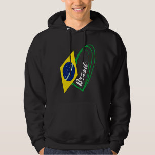 Brasilian brasilianisches Herz Brasilianischer Pri Hoodie