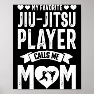 Brasilian Jiu Jitsu Mama BJJ Kampfsport Funny Poster