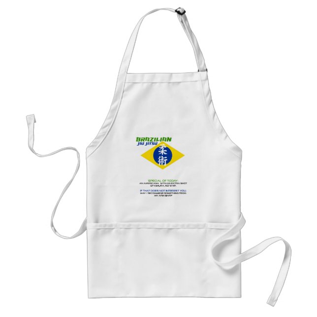 Brasilianer Jiu Jitsu (BJJ) lustige Schürze (Vorne)