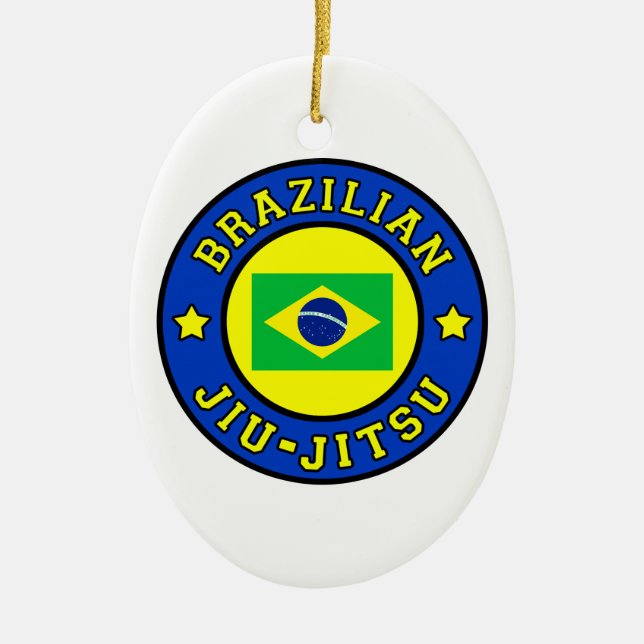 Brasilianer Jiu Jitsu Keramikornament (Vorne)