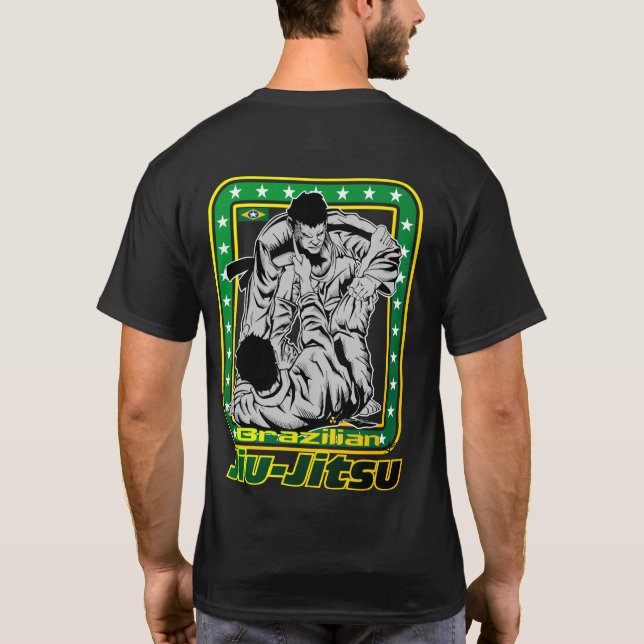 Brasilianer Jiu-Jitsu Rio T-Shirt (Rückseite)