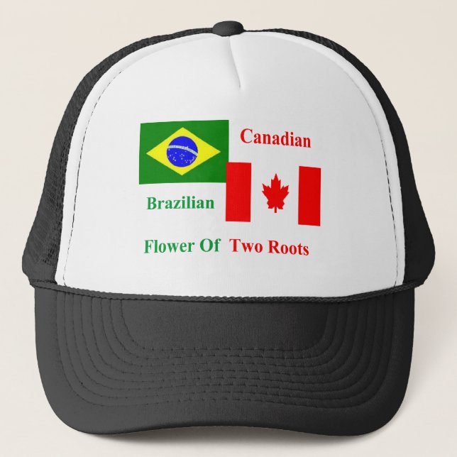 Brasilianisch-Kanadierin Truckerkappe (Vorderseite)
