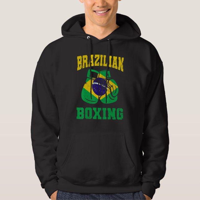 Brasilianische Boxhandschuhe Hoodie (Vorderseite)