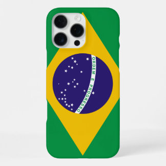 Brasilianische Flagge anpassbar iPhone 16 Pro Max Hülle