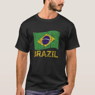 Brasilianische Flagge Brasiliens Patriotisch Mitge T-Shirt