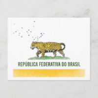 Brasilianische Flagge Jaguar - Brasilien, Kaliforn