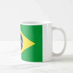 brasilianische Flagge Kaffeetasse