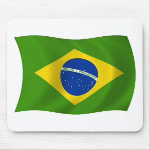 Brasilianische Flagge Mauspad