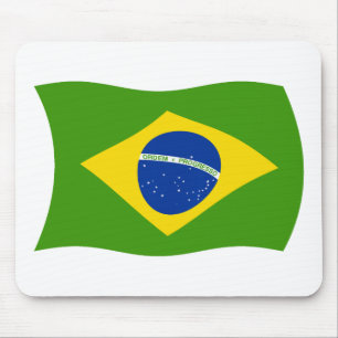 Brasilianische Flagge Mauspad