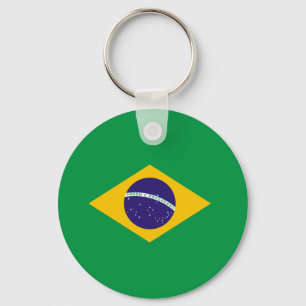 Brasilianische Flagge Schlüsselanhänger