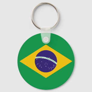 Brasilianische Flagge Schlüsselanhänger