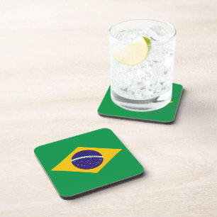 Brasilianische Flagge Untersetzer