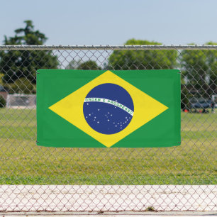 Brasilianische Flagge von Brasilien benutzerdefini Banner