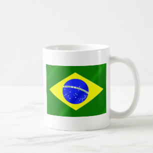 Brasilianische Flagge von Brasiliengeschenken und Kaffeetasse