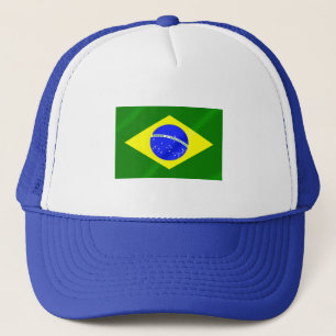 Brasilianische Flagge von Brasiliengeschenken und Truckerkappe