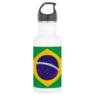 Brasilianische Flaggen-Freiheits-Flasche Trinkflasche