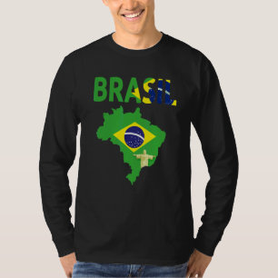 Brasilianische Flaggen-Idee für Männer und Brasili T-Shirt